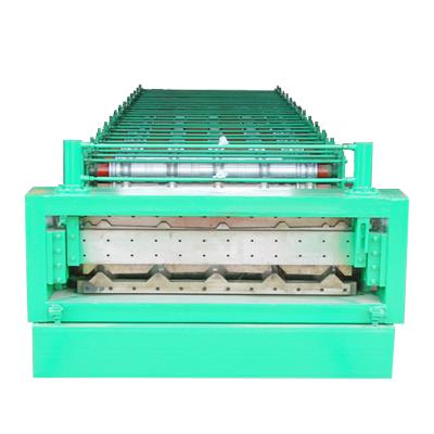 China C8 And C21 Metal Deck Portable ROOF Double Sheet Roofing Roll Forming Machine for sale