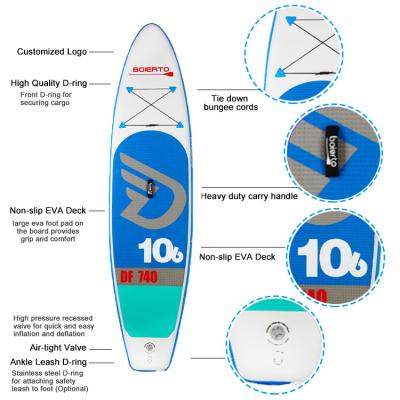 China Easy to inflate unisex cheap portable paddle tint standup paddle board for supper board supplier sip boards elertric pump for sale