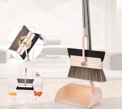 China Large cleaning area the new multifunctional dustpan and household broom set for sale