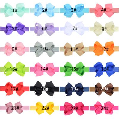 China Wholesale Infant Hair Bow Hair Band Head Wrap Elastic Hair Decoration Baby Headbands for sale