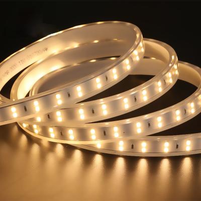 China High Brightness 220v High Voltage Outdoor 5 Meters SMD 2835 9.5w Flexible IP65 Waterproof Led Strip Light for sale