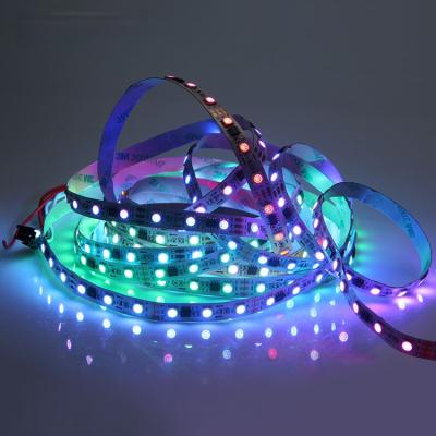 China Hotel Outdoor Waterproof Ip65 Strip Led Flexible Smart RGB Decoration Light DC12v Led Strip Lights for sale