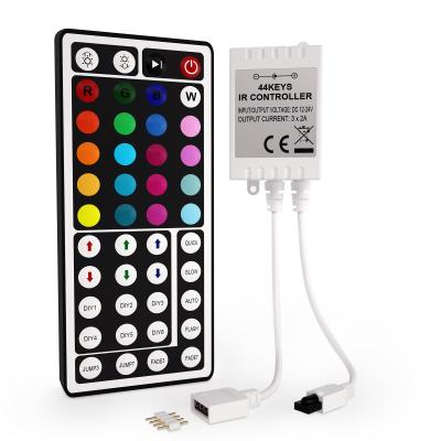 China Install Remote Control LED Light with 44 Key IR Remote Control Replacement for RGB Strip Lights (1 to 1 Controller) for sale