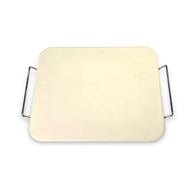 China Sustainable Pizza Stone For Wholesale Square Rectangle And Customized Oven Baking Bread With Stone for sale