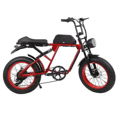 China Hot Selling Full Suspension Steel Fat Tire Electric Bike Accelerator for sale