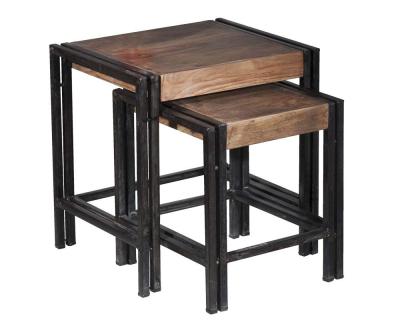 China Hot Panel Panel Nesting Console Modern Wood Side Table for sale