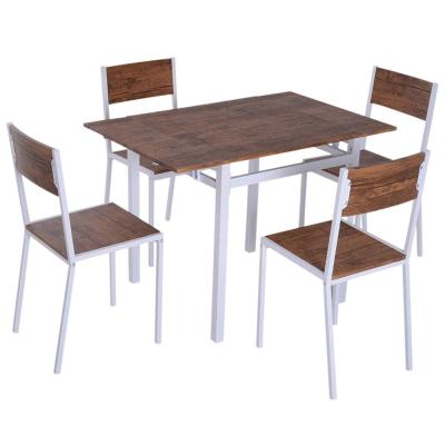 China Dining Set Hot On Amazon Dining Room Furniture 6 Seater Foldable Dining Table Set for sale