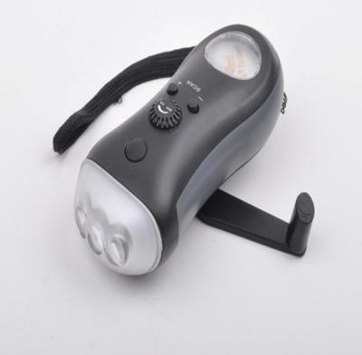 China CE ROHS certificated rechargeable dynamo flashlight for sale