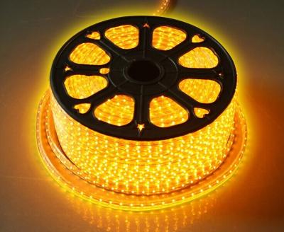 China SMD 5050 60LED/M 110V 14.4W/M Yellow LED strip light for sale