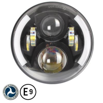 China 80W 7 Inch CREE LED Driving Light With DRL and Angel Eyes for sale