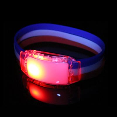 China Multi-Color LED Bracelet with 3 Silicon BeltsFor Concert, Carnivals, Sporting Events, Party, Night Club for sale