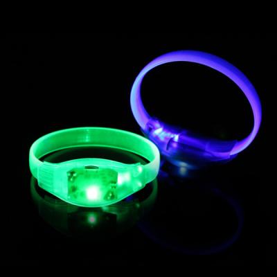 China Multi-Color TPU Wristband LED Flashing Bracelet For Concert, Carnivals, Sporting Events, Party, Night Club for sale