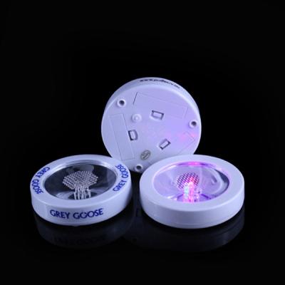 China G-sensor Round LED Acrylic Coaster For Table Centerpieces, Weddings, Birthdays, KTV ,Night Club for sale