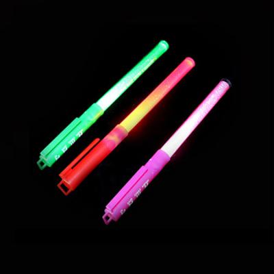 China Multi-Color Plastic LED Flashing Pen Stick For Concert, Party, Wedding And Promotional Gifts for sale