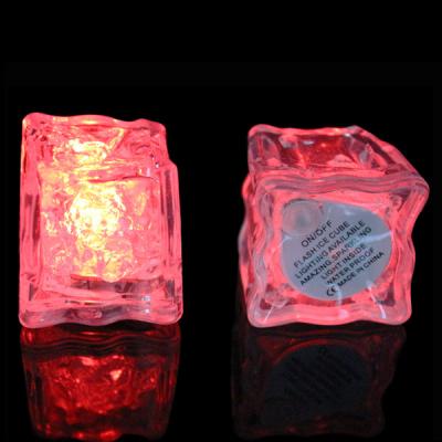 China Multi-Color Button On/Off LED Ice Cube  For KTV, Leisure Bar, Birthday , Wedding Party ,Champagne Tower Decoration for sale