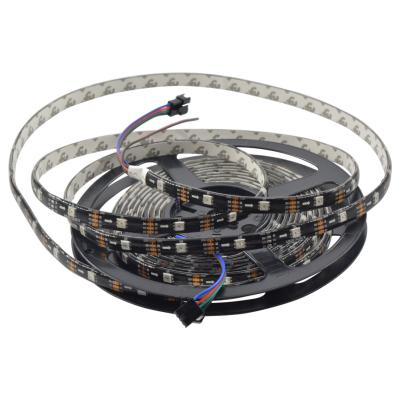 China 3.2Ft/1m DC 5V IP30 Non-Waterproof Addressable 144pcs/M APA102 SMD5050 LED Full Color Flexible LED Strip Light for sale