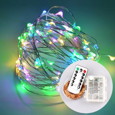 China 13 Key IR Remote Control 3*AA Battery Powered LED String Lights For Christmas, Party, Festival Decoraction for sale