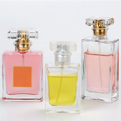 China Qiality Luxury High Custom Design 30Ml 50Ml 100Ml Empty Perfume Bottle Bouteille De Parfum Mini Cosmetic Glass Bottles Packaging With Spray for sale