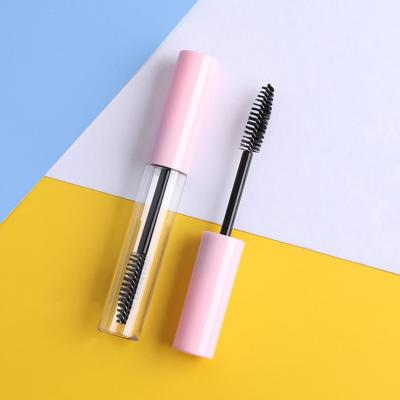 China 10Ml Anti-corrosion Pink Clear Pink Eyelash Anti-corrosion White Gold Silver White Gold Mascara Wand Cream Tube Vial Case Serum Container Empty With Brush for sale