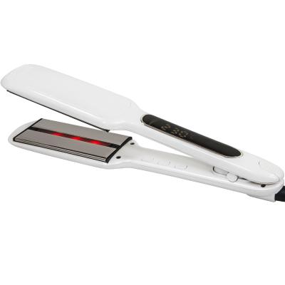 China OEM Factory Private Label Hotel Titanium Straightener Flat Iron Wide Hair Straightener for sale