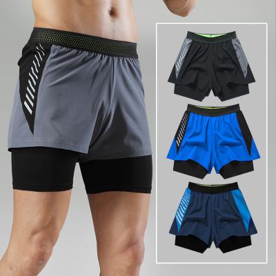 China 2022 Summer American QUICK DRY Shorts Men's Sports Fitness Running Mens Designer Shorts Quick Dry Double-Layer Sports Mens Pants Shorts for sale