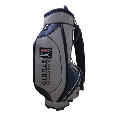 China PGA 6 Tournament Dividers Design PU Golf Bag for sale