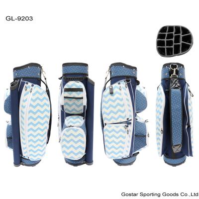 China Gostar Classic Style Wear Resistant And Durable Golf Cart Bags With 14 Dividers Lightweight Durable for sale