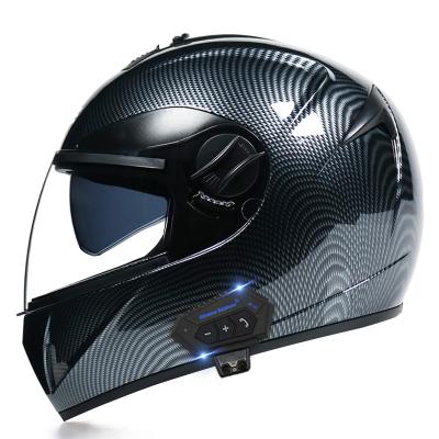 China Hot Selling ABS Shockproof Classic Portable Safety Helmet Motorcycle Full Face Adult Motorcycle Helmets For Riding for sale