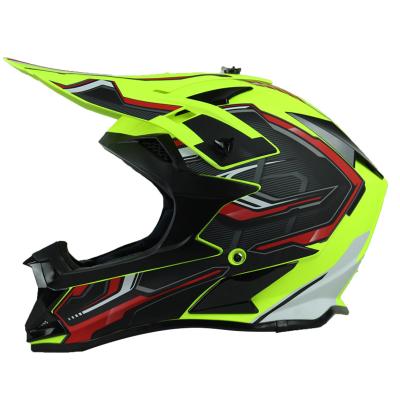 China Shockproof custom helmet crossover motor helmet capacete offroad motocross racing motorcycle fullface helmet for sale