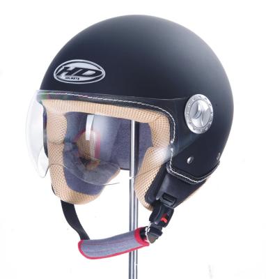 China Half Face Motorcycle Shockproof Plastic Helmet With PE Sun Visor Injection Molding for sale