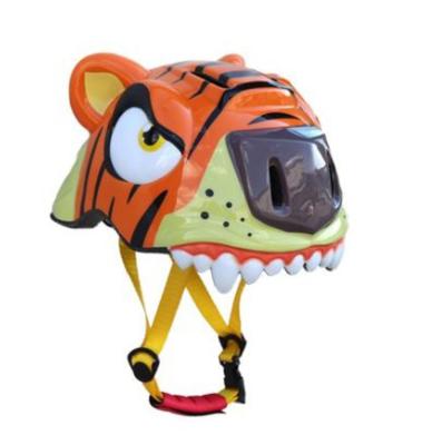 China Strong Ready To Board Shark Dinosaur Tiger Animal Cartoons Style Children Helmet Kids Road Bike Helmet for sale