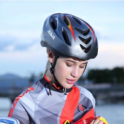 China With LED Light Road Bike Helmet LED Adult Smart Cycling Helmet With Flashing Light for sale