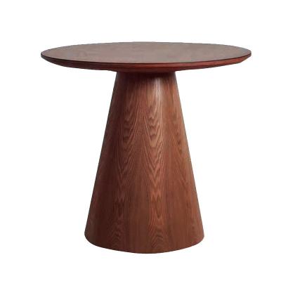 China Modern hot sale modern minimalist living room round timber industry coffee table for sale