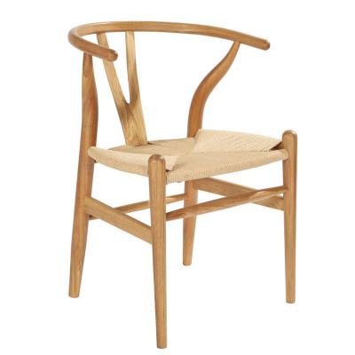 China Modern Solid Wood Nature Wishbone Armchair For Event Banquet And Office Using for sale