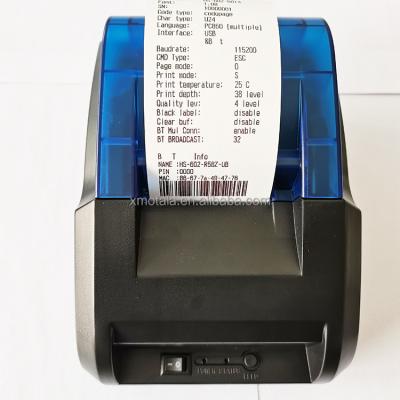 China Black 58 Mm 90Mm/S Printing Speed ​​Thermal Receipt Printer Thermal Printer for sale