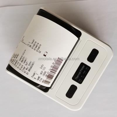 China Real White Type-C Mini Printer No Ink No Compatible 3 Inch Ribbon 80Mm Thermal Receipt Printer for sale