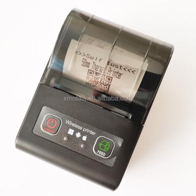 China Black Colorful Mini Portable Thermal Printer Wireless Receipt USB BT Interface Android IOS POS 58mm Printer for sale