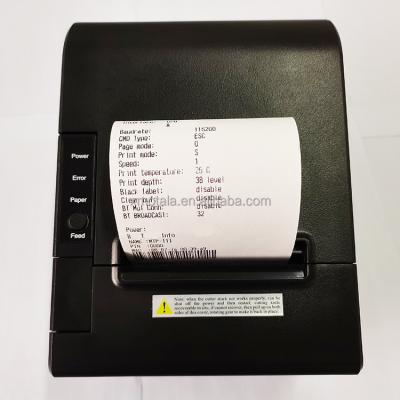 China Black Compatible With Phone 80Mm Thermal Receipt Printer And ESC/POS Computer Aid Order Receipt POS Printer for sale