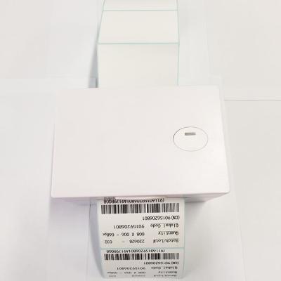 China White 80 Mm Portable 3inch Thermal Label Printers Shipping Address Sticker Printer for sale