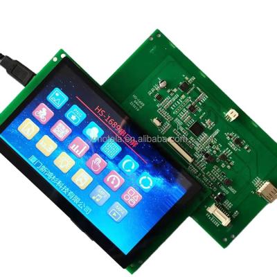 China 7 Inch 800x480 Tft LCD Display Hmi Uart Touch Screen Smart LCD Module 7