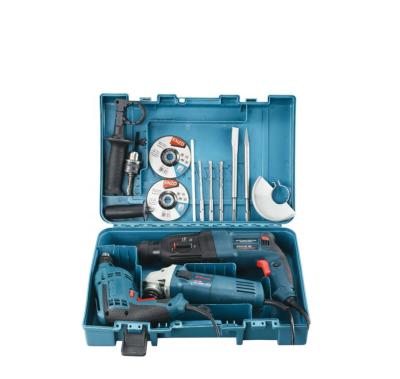 China Professional Hot Selling Machine Tool Impact Drill Jig Saw And Angle Grinder Power Electrical Tool Sets for sale