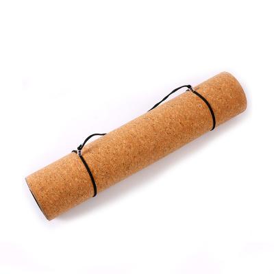 China Best Eco-friendly Natural Yoga Mat Cork Yoga Mat Fitness Exercise Supplier 183x61x0.6cm for sale