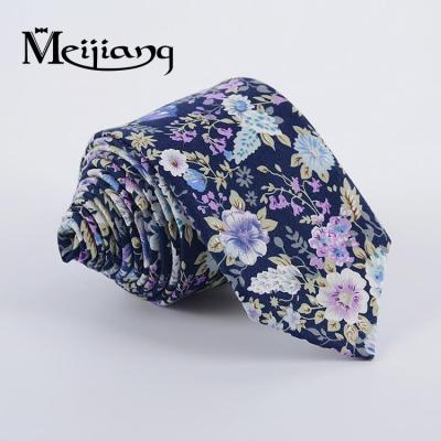 China FOR MEN'S CLOTHING China Manufacturer Beautiful Print Diamond Floral Necktie for sale