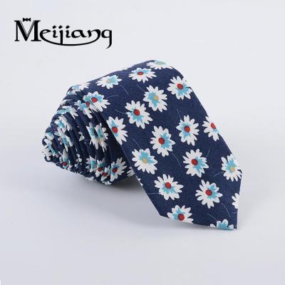 China FOR MEN'S CLOTHES high quality flower printed floral soft skinny ties wholesale neckties for sale