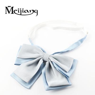 China Manufacturer China Popular Striped Fancy Butterfly Silk Bow Tie for sale