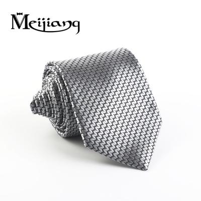 China Jacquard China Supplier Comfortable Fancy Gray Tie Beautiful for sale