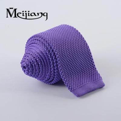 China FOR MEN'S CLOTHING Factory Direct Hand Made Stripe Tie Custom Knitted Polyester for sale