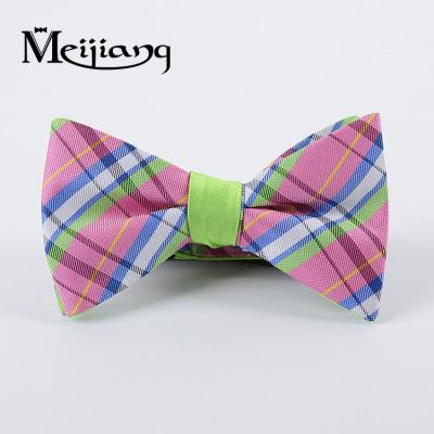 China Excellent Beautiful Silk Bow Tie Custom Verified From Alibaba Striped Supplier for sale