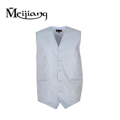 China Handsome Formal Stylish Men's Modern Design Polyester QUICK DRY White Vest for sale