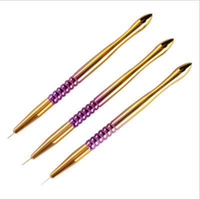 China Thin Nail Art Brushes Nail Liner Painting Pen Manicure Brushes Private Label Beauty Art Tips Brushes Eyeliner Nail Liner for sale